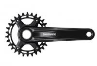 Шатуны Shimano MT510-1, 12ск, 175мм, ин.вал, 32T без каретк., для CL:52мм, цв. Черный
