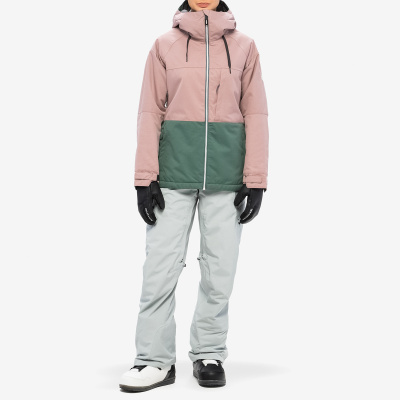 Сноубордическая куртка женская 686 WMNS ATHENA JACKET DUSTY MAUVE COLORBLOCK от магазина Адреналин