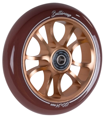 Колесо для ТРЮКОВОГО самоката TechTeam  120*24 мм, Buttercup, brown от магазина Адреналин