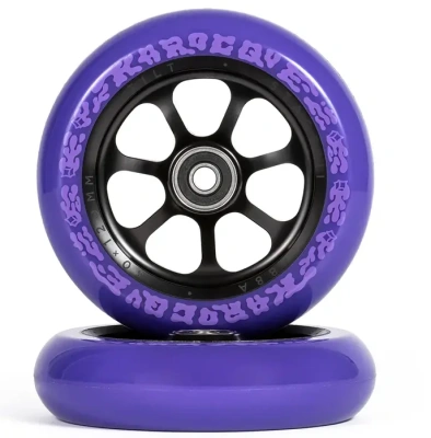 Колесо для трюкового самоката Tilt III Durare Selects Karocque 120x30 пара (фиолетовый /черный )