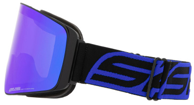 Очки горнолыжные со сменной МАГНИТНОЙ линзой Salice 106DARWF Black/Blue DARW Blue + Light radium  от магазина Адреналин
