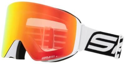 Очки горнолыжные со сменной МАГНИТНОЙ линзой Salice 109DARWF White-Black/Darw Red S1,S3