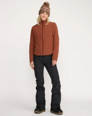 Сноубордические штаны женские VOLCOM BATTLE STRETCH HighRise PANT черные от магазина Адреналин