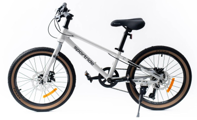 Детский велосипед SPORTRIDE AL 20 D (7 ск., рост OS) светло-серый 2026 от магазина Адреналин