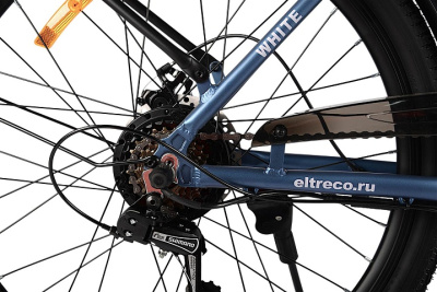 Электровелосипед  Eltreco White Зеленый  матовый от магазина Адреналин