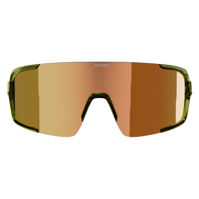 Очки солнцезащитные ALPINA Lumin Green-Transaprent Gloss/Gold Mirror Cat.3 от магазина Адреналин