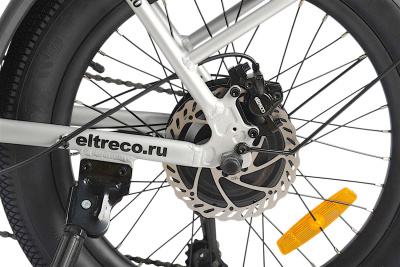 Электровелосипед Eltreco Flex 3.0 серебристый  матовый от магазина Адреналин