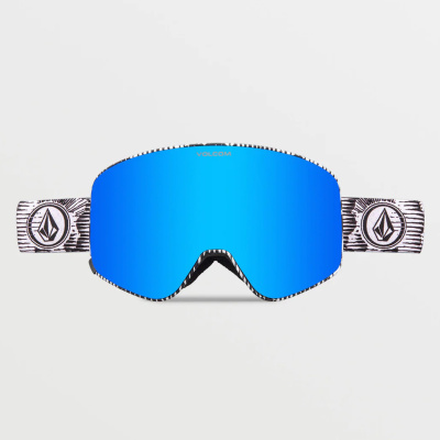 Очки горнолыжные со сменной линзой VOLCOM ODYSSEY JAMIE LYNN BLUE CHROME Lens/ YELLOW bonus lens от магазина Адреналин