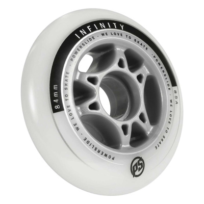 Комплект колес для роликов POWERSLIDE Infinity 84/85A, 4-pack Silver/Grey  от магазина Адреналин