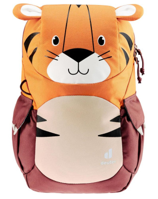 Рюкзак детский Deuter Kikki Mandarine/Redwood Тигрёнок Рюкзак детский Deuter Kikki Mandarine/Redwood Тигрёнок