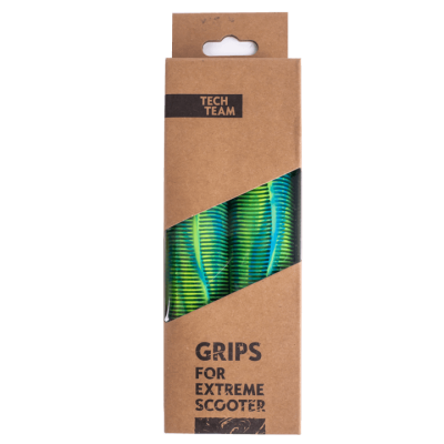 Грипсы для трюкового самоката TechTeam  Fish 170 mm  Green/Blue от магазина Адреналин