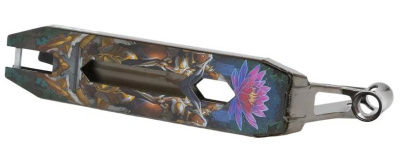 Дека для трюкового самоката Комета Лотос 4.75 x 49 черный хром от магазина Адреналин