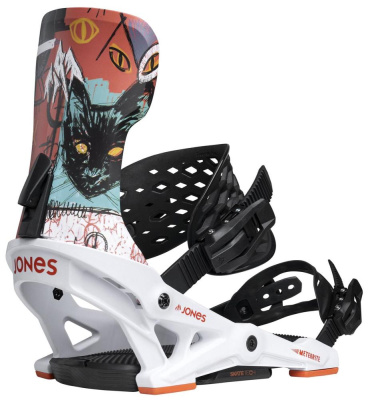 Крепления для сноуборда Jones Meteorite Rallycat White Крепления для сноуборда Jones Meteorite Rallycat White