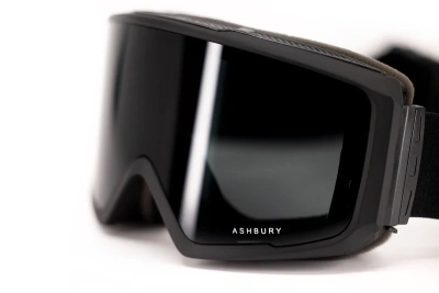 Горнолыжные очки со сменной линзой ASHBURY ARROW Black Triangle (DARK SMOKE LENS/YELLOW SPARE) от магазина Адреналин