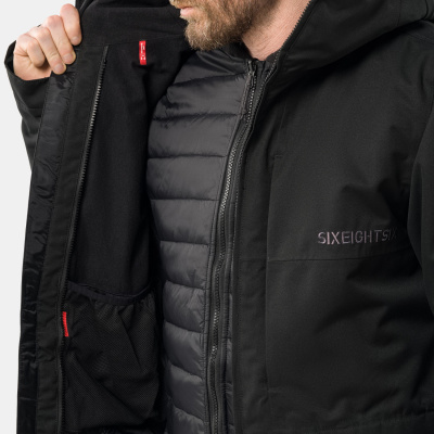Сноубордическая куртка 686 MNS SMARTY 3-IN-1 FORM JACKET BLACK от магазина Адреналин