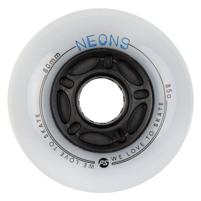 Комплект колес для роликов POWERSLIDE Neons 90/85A 4-pack Blue