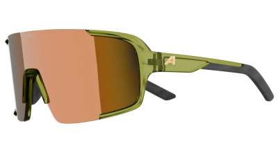 Очки солнцезащитные ALPINA Lumin Green-Transaprent Gloss/Gold Mirror Cat.3