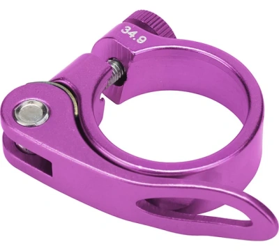 Зажим подседельной трубы 34.9мм BLF-Z1 STELS с эксцентриком, алюминиевый пурпурный