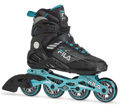 Роликовые коньки женские FILA LEGACY PRO 80 LADY black/lightblue
