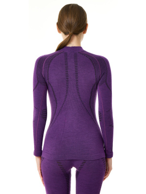 Термобелье женское Accapi кофта длинный рукав Ergowool Long Sleeve Shirt W Lent/Black от магазина Адреналин