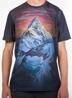 Футболка сноубордическая Jones Tee Ama Dablam SS Dark Gray