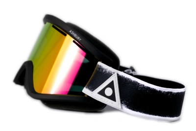 Горнолыжные очки со сменной линзой ASHBURY BLACKBIRD MAYDAY (PINK MIRROR LENS/YELLOW SPARE) от магазина Адреналин