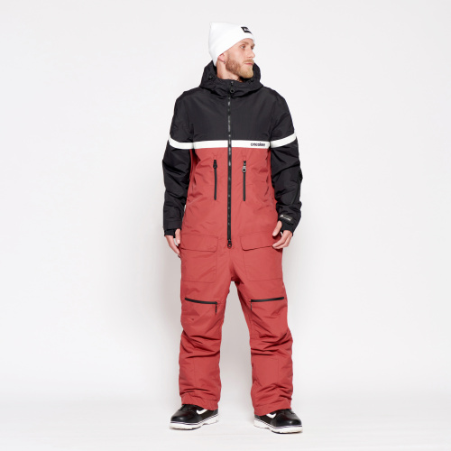 Комбинезон мужской ONESKEE Mark VII Black/Burgundy